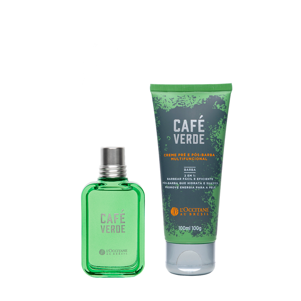 Combo Café Verde: Fragrância e Creme Pré e Pós Barba, ,  large image number 0